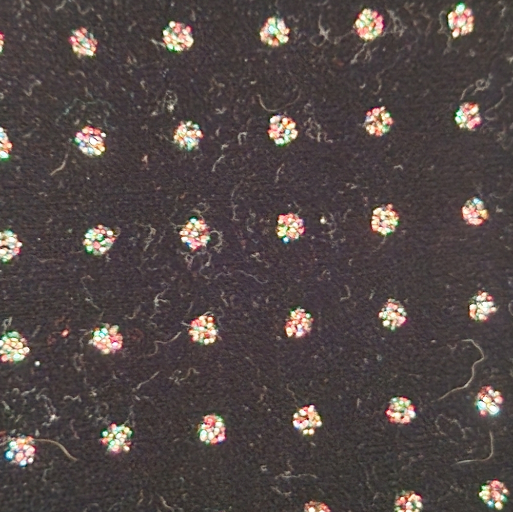 Candies Knee Length Dress Black Velvet Sparkle Small - Picture 2 of 5